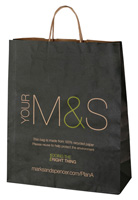 Twisted Handle Paper Carrier Bags 
